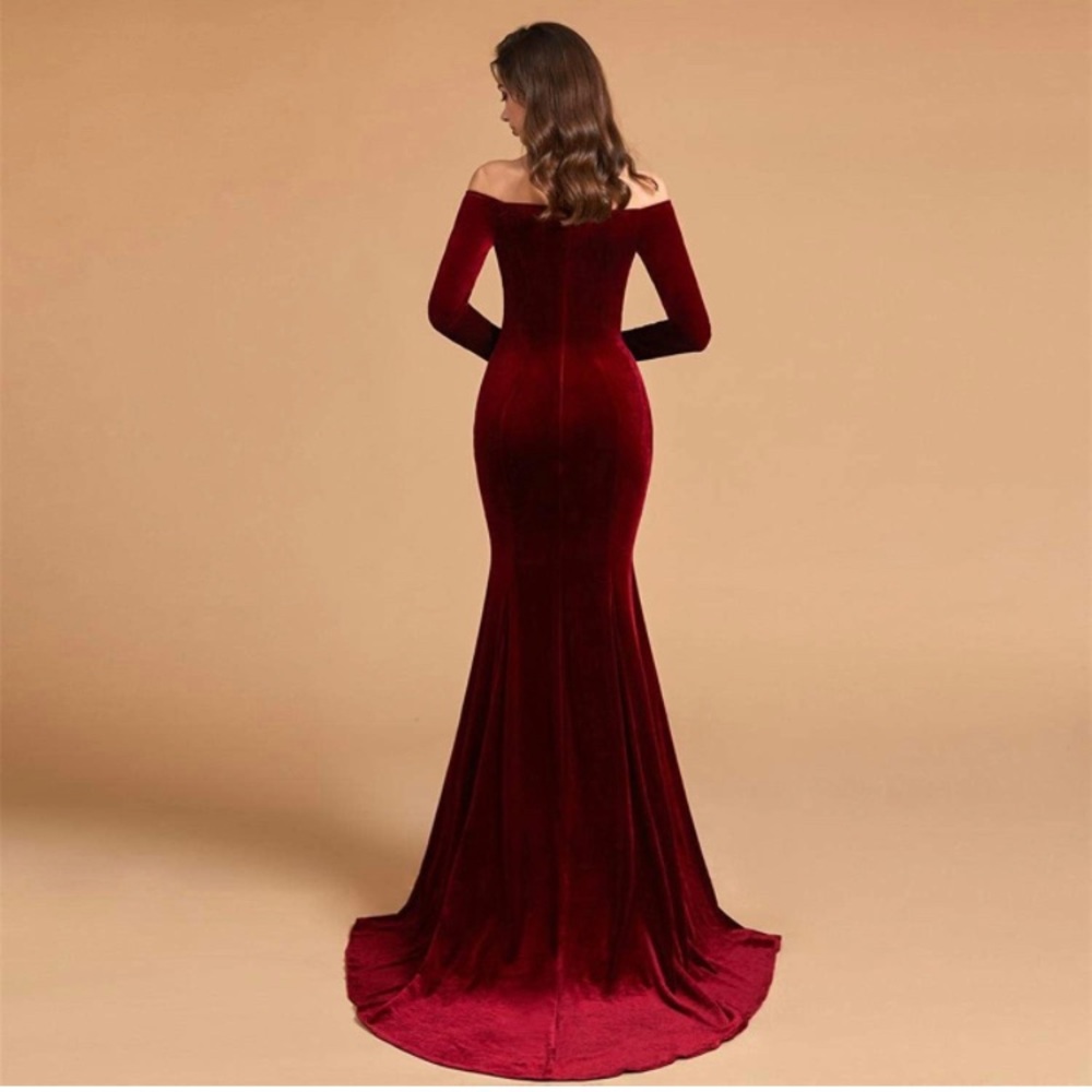 Velvet Bridesmaid dress